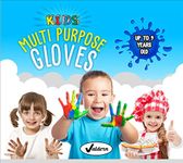 Valdern" Kids Multipurpose LATEX FREE - POWDER FREE - DISPOSABLE Protective Nitrile Gloves for Children - 20 Pairs (Mixed Colours)