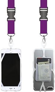 Gear Beast Universal Cell Phone Lanyard Compatible with iPhone, Galaxy & Most Smartphones Includes Phone Case Holder with Card Pocket