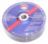 Canadian Tool and Supply (Stack of 25) 7-Inch Super Thin Cut-Off Wheels for Stainless Steel INOX Type-27 Depressed Center (25xSTCO-7S-DC)