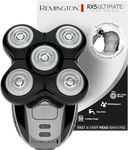 Remington Electric Head Shaver for Bald Men (5 Cutting Heads, Skin Close Results, 0.2mm), (Waterproof, Detail Trimmer, 50-Minute Runtime, Easy Clean Hair Pocket, Travel Pouch) Electric Razor - XR1501