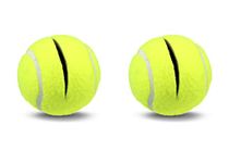 AMERICAN HOSPITAL SUPPLY AHS Tennis Balls for Walker Legs Tennis Balls for Walkers for Seniors Complete Support & Surface Protection | Pair of 2 Precut (Yellow)