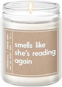 Gifts for Book Lovers - Best Friend Birthday Gifts - Book Lovers Gifts - Bookish Gifts, Funny Gifts for Women - Gifts for Readers -7 oz Scented Candle