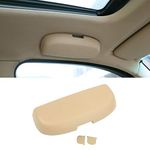 Jaronx Sunglasses Holder for BMW 1' E81 E82, 3' E90 E91,5' E60 E61,X1 E84, Glasses Holder Sunglasses Case Storage Box Replace for Driver Side Overhead Roof Grab Handle for BMW E Chassis (Beige)