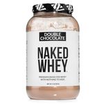 Whey Double Chocolate 2LB - All Natural Grass Fed Whey Protein Powder, Chocolate, and Coconut Sugar - No GMO, No Soy, and Gluten Free, Aid Growth and Recovery - 21 Servings