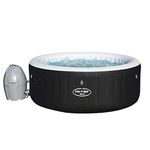 Lay-Z-Spa 54123-BNNX16AB02 Miami Hot Tub, Airjet Inflatable Spa, 2-4 Person - Black