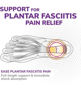 Scholl Plantar Fasciitis Insoles – Arch Support Orthotic Inserts