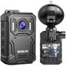 BOBLOV KJ23PRO 2K Wearable Body Camera, Built-in 128GB Bodycam Camera with Sound, Night Vision, 4000mAh Battery for 15 Hours Recording, IP66 Waterproof for Law Enforcement, Security, and Police