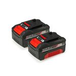 Einhell Power X-Change 18V, 4.0Ah Lithium-Ion Battery Twin Pack - 2 x 4,0Ah Batteries Universally Compatible With All Einhell PXC Power Tools And Garden Machines