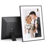 Digital Photo Frame 10.1-inch WiFi-Picture-Frame - Digital Picture Frames Load from Phone, IPS Touchscreen, 16GB, Light Sensor, Easy to Share Photos Videos via APP Email, Free Cloud