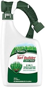 Scotts Liquid Turf Builder Lawn Fertilizer for All Grass Types, Feeds and Waters Lawn at Same Time, 32 fl. oz.