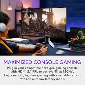 Alienware 32" 4K Gaming Monitor – AW3225QF Curved Display