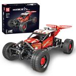 Mould King 18019 Remove Control Climbing Car Model, Powerful All Terrains RC Rock Crawler Electric Vehicle, Offroad Building Set with 3 Engines for Kids Boys Girls(708 Pcs)