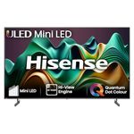 Hisense 75 Inch 4K Mini-LED TV 75U6NQTUK - Quantum Dot Colour, Dolby Vision Atmos, Hi-View Engine, FilmMaker Mode, Vidaa OS with Voice Control, Freely, Youtube, Netflix and Disney+ (2024 Model)