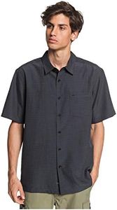 Quiksilver Chemise à col à Poches 4 Boutons Bas, Centinella Noire, XXL Homme