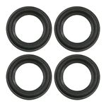 Fielect 2.5inch/63mm Speaker Foam Edge Surround Rings Replacement Parts for Speaker Repair or DIY 4Pcs