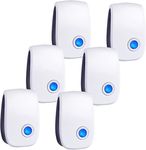 2026 Upgraded Ultrasonic Repellent, Electronic Plug in Indoor Pest Control Repeller for Mouse, Mosquitoes, bat, Fly Fleas, Roach, Rodents 6 Packs
