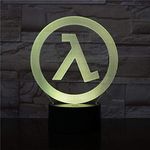 LED Video Game Half Life Logo Colou