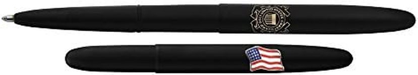 Fisher Space Pen Coast Guard Ballpoint Pen, Matte Black (600BCG-AF)