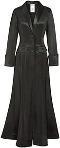 CHIC STAR Womens Satin Maxi Coat XL