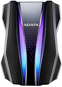 ADATA HD770G 2TB RGB USB 3.2 IP68 Waterproof Dropproof Dustproof External HDD Black (AHD770G-2TU32G1-CBK)