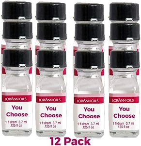 LorAnn SS flavors 12 pack of 1 dram bottles (.125 fl oz - 3.7ml) YOU CHOOSE THE FLAVORS Plus a 1 dram dropper