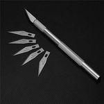 1 Set of 6 Blades Mobile Phone DIY Repair Guide Tool Non-Slip Metal Scalpel Tool Set Edc Carving Fork Kit Cake Decorated Tool (Colour: 1)