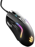 SteelSeries Rival 5 Gaming Mouse with PrismSync RGB Lighting and 9 Programmable Buttons – FPS, MOBA, MMO, Battle Royale – 18,000 CPI TrueMove Air Optical Sensor - Black
