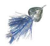 Musky Double Cowgirl Bait, 10-Inch, 2.8-Ounce, Blue/Silver/Nickel