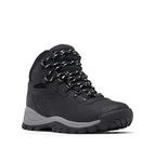 Columbia Women's Newton Ridge Lightweight Waterproof Shoe Hiking Boot, Black/Chalk, 5.5 UK Wide