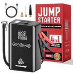 Autofy [SEP 2025 New Launch] 3-in-1 Jump Starter for Car Battery for All Cars (Up to 6000cc) 8000mAh Battery 150 PSI Tyre Inflator for Car and Bike LED Light Air Compressor Mobile Power Bank