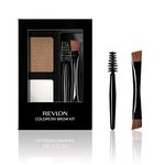 Revlon ColorStay Brow Kit, With Brow Powder, Clear Pomade, Dual-Ended Eyebrow Brush & Spoolie Brush, Blonde, 0.08 oz/ 5.7g