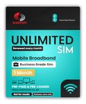 EE 5G Unlimited Data Sim Card - Preloaded for 1 Month - No Contract & One-off payment - Business-Grade Data Perfect for Wifi Routers, Tablets & Phones.