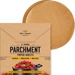 6 Inch Rounds Pack of 220 Parchment Paper Baking Sheets by Baker’s Signature | Precut Silicone Coated & Unbleached – Will Not Curl or Burn – Non-Toxic & Comes in Convenient Packaging