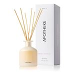 Apotheke Luxury Scented Oil Reed Diffuser for Home (Hinoki Lavender) - Home Fragrance Diffuser Set with Sticks