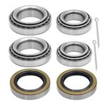 Anxingo Set of 2 Trailer Wheel Hub Bearings Kit L68149 L44649 Replacement for 3500 1.719 inch 84 Spindle