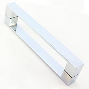 Di Vapor Manija para puerta de ducha de acero inoxidable con acabado cromado de 192 mm | 19,2 cm HOL