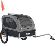 VEVOR Dog Bike Trailer, Supports up