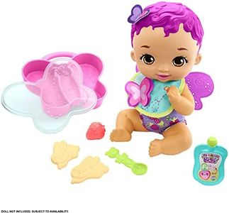 Baby-HBJ69 My Garden Baby Set Pappa, 7 Accessori tra Cui portapranzo a Forma di farfalla, Cucchiaio, Cibo, Bavaglino e Altro Ancora, Multicolore, HBJ69