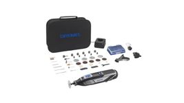 Dremel 8240 Cordless Rotary Tool 12V 2Ah Lithium-ion Battery, Multitool Kit with 3 Attachments, 45 Accessories, Variable Speed 5.000-35.000 RPM and Quick Charge Time