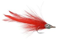 Region Fishing Red Racer Tarpon Saltwater Fly - 3/0 Mustad Signature Hooks - 4 inches, 3 Pieces - Ideal for Tuna, Snook, Shark, Barracuda, and More