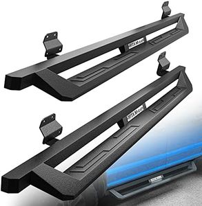YITAMOTOR Running Boards Compatible with 2015-2025 Ford F150 SuperCab, 2017-2024 Ford F250 F350 SuperCab, Off-Road Drop Side Steps, Black Powder Coated Nerf Bars