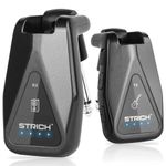 STRICH G1 Wireless Guitar System UHF Channel Rechargeable Audio, 164 Feet Range Wireless Transmitter Receiver with Rotatable Plug Design, for Guitar Bass Electric Instruments