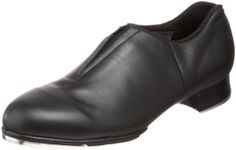 Bloch Dance Women's Tap-Flex Leather Slip On Tap Shoe, Black, 8