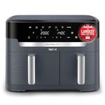 Tefal XXL Fryer 11 L, Double Drawer Oil-free, Very Crunchy, Frying, Baking, Heating, Drying, 7 Preset Programs, Washable