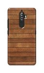 PRINTFIDAA Printed Hard Back Cover Case for Lenovo K8+ Plus Back Cover (Wooden Plank) -2501