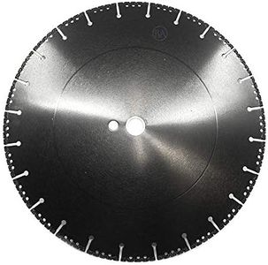 Benchmark Abrasives 14" Vacuum Brazed Demolition Blade for Angle Grinder 1" Arbor Circular Saw Blades Concrete Grinding Wheel for Cutting Wood, Metals, Brick Ceramic Tile Aluminum, Fiberglass