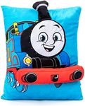 Jay Franco Mattel Thomas & Friends 3D Snuggle Pillow-Super Soft Blue Train Pillow - Measures 15 Inches