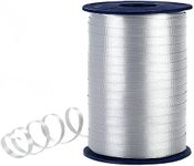 Morex Curling Ribbon 3/16" 500 Yds for Gift Wrapping, Balloon String, Birthday Parties, Holidays, Decorations, Silver