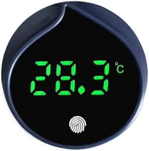 Digital Aquarium Thermometer, LED Digital Display Touch Screen, Stick On Fish Tank Temperature Gauge High Precision Error 0.5°C, for Monitoring The Fish Tank