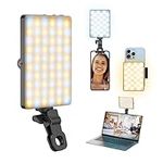 Youlisn Selfie Light for Phone, 60 LED Phone Light with Clip on, 3 Light Modes, Rechargeable 2000mAh, Portable Video Fill Light for iPhone/iPad, Laptop, Makeup, TikTok, Selfie, Vlog, Video Conference